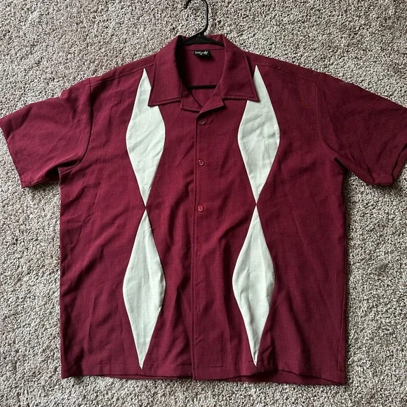 Steady men’s retro Diamond duo shirt - Picture 2 of 4